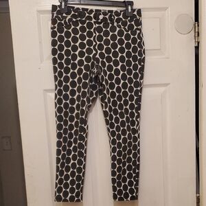 Black and White HUE Polka Dot Pants